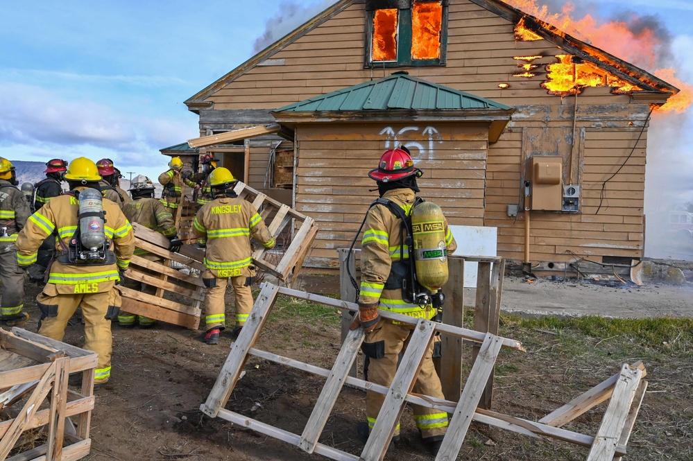 Kingsley Fire Department partners  with community for local “Burn to Learn”