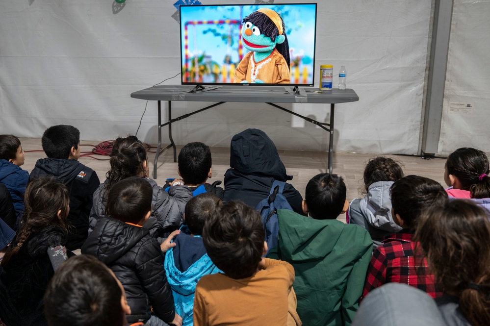 Sesame Street visits Liberty Village