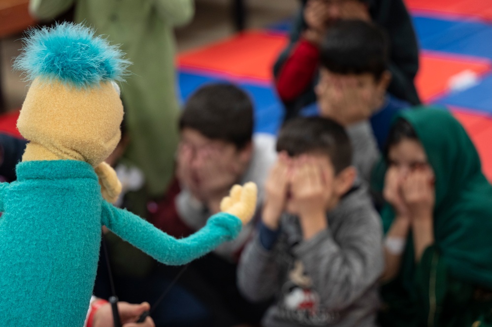 Sesame Street visits Liberty Village