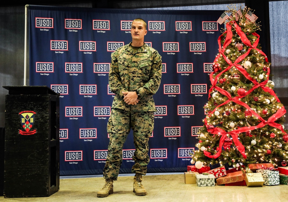 Set the Example, USO Marine of the Year Sgt Seth Dewey