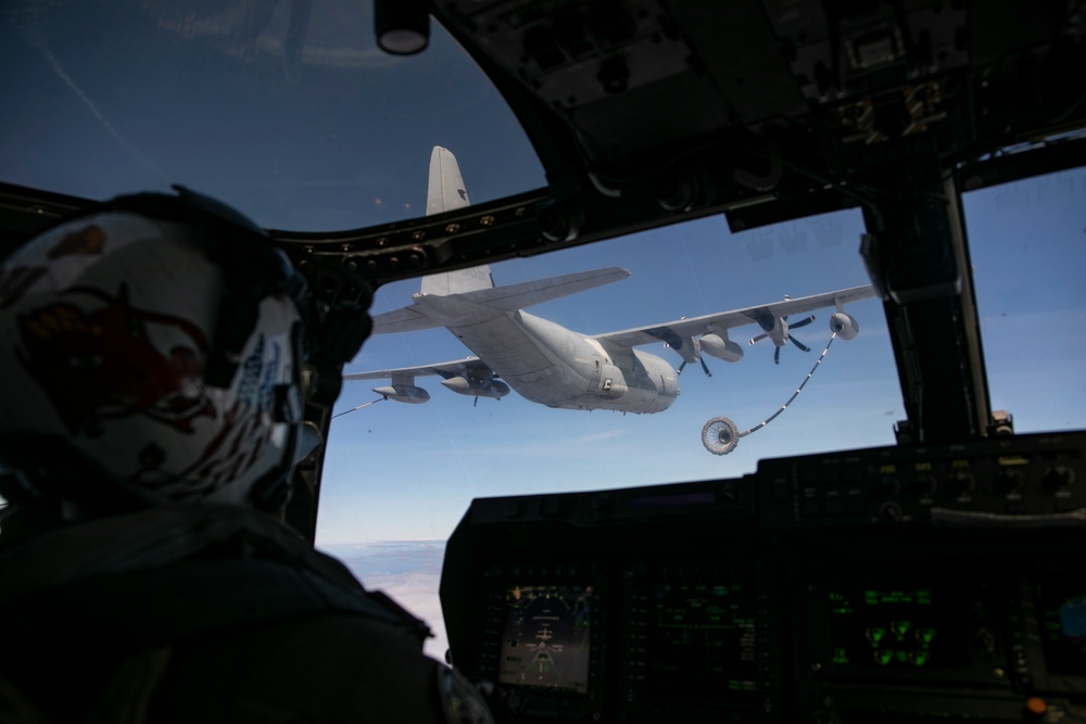 Marine Medium Tiltrotor Squadron 268: Aerial Refueling and Escorting A-10 Thunderbolt II Jets