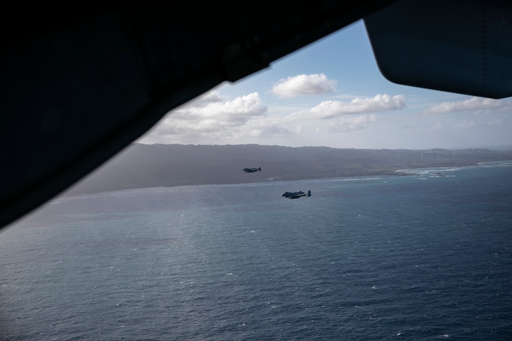 Marine Medium Tiltrotor Squadron 268: Aerial Refueling and Escorting A-10 Thunderbolt II Jets