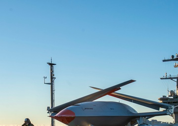 GHWB Operates the MQ-25 Aircraft