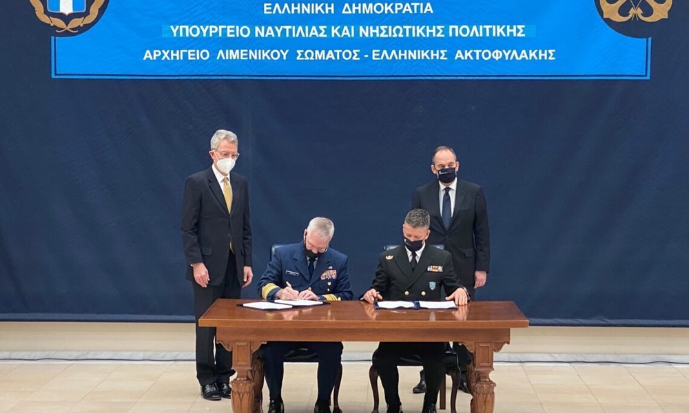 U.S., Hellenic coast guards sign memorandum of understanding to strengthen bilateral cooperation