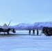 525h Fighter Squadron shows off F-22 Raptor refuel capabilities