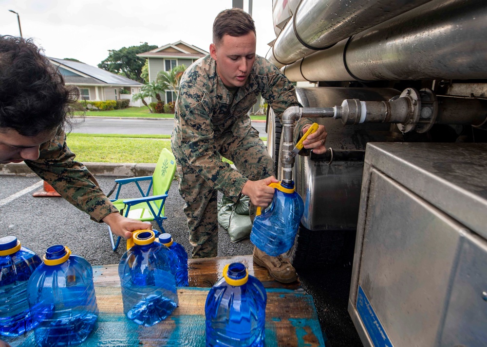 Halsey Terrace Community Center Water Distribution