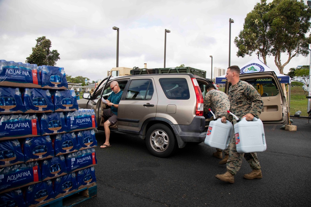 Halsey Terrace Community Center Water Distribution