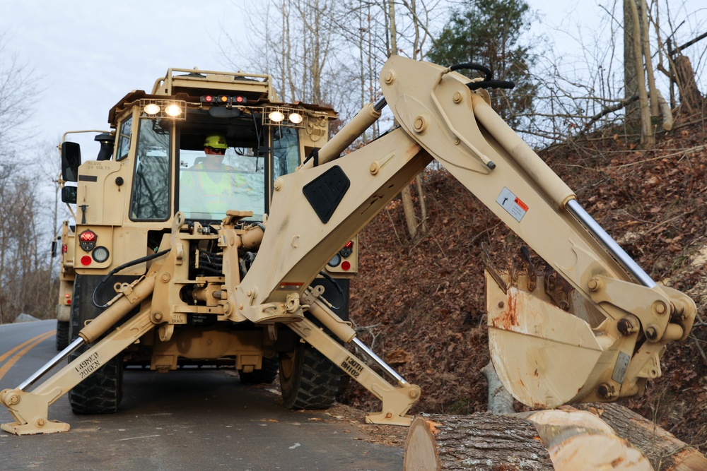 Kentucky National Guard Engineers support disaster relief effort