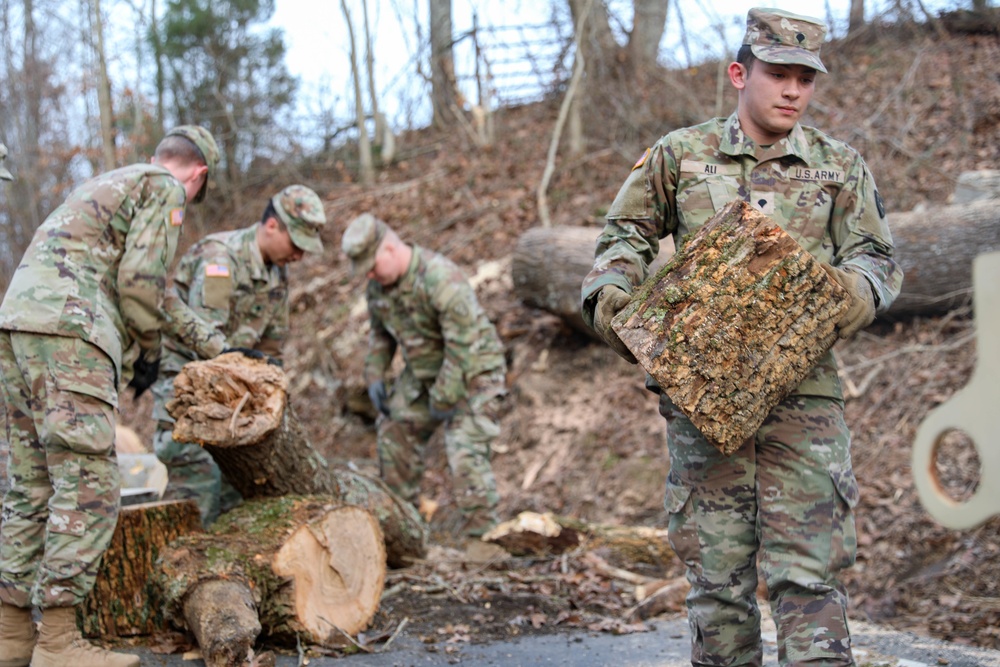 Kentucky National Guard Engineers support disaster relief effort