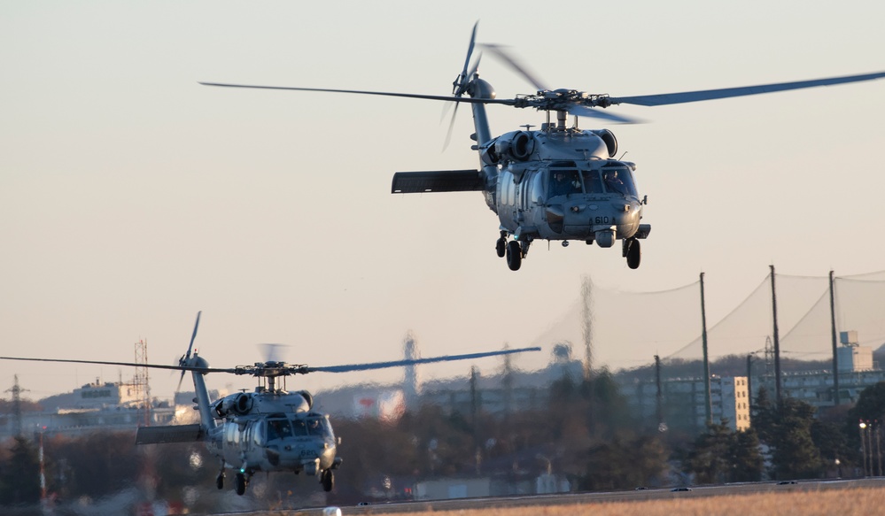 Joint jump training at Yokota