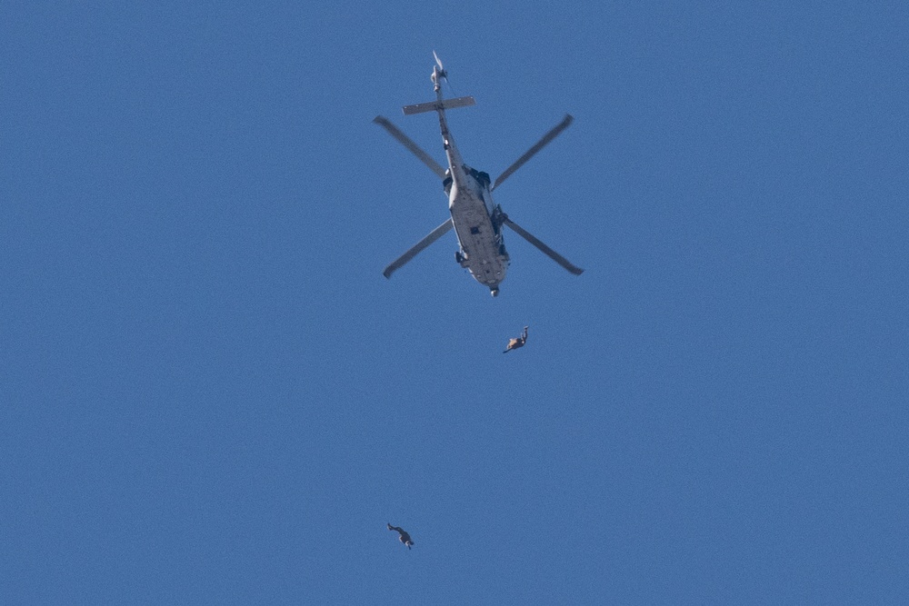 Joint jump training at Yokota