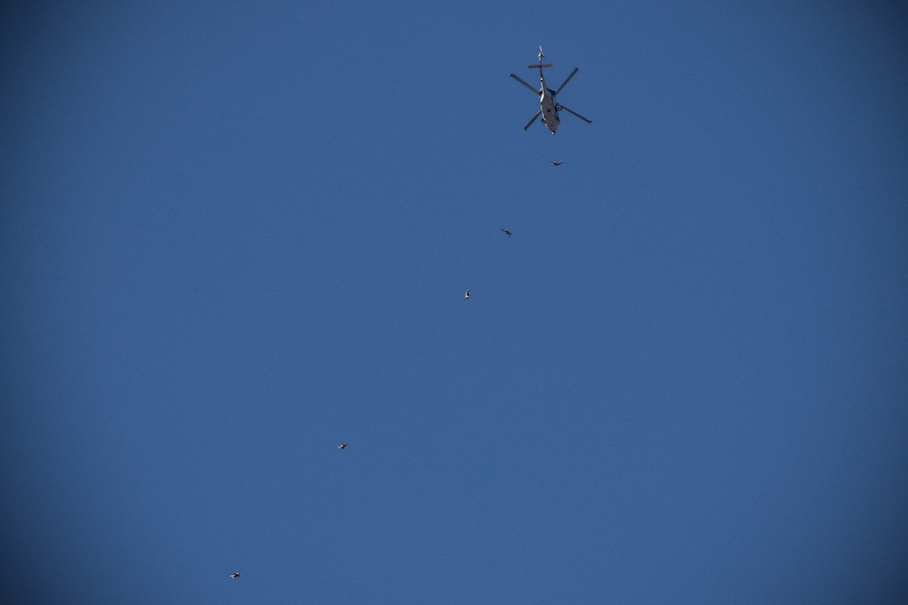 Joint jump training at Yokota