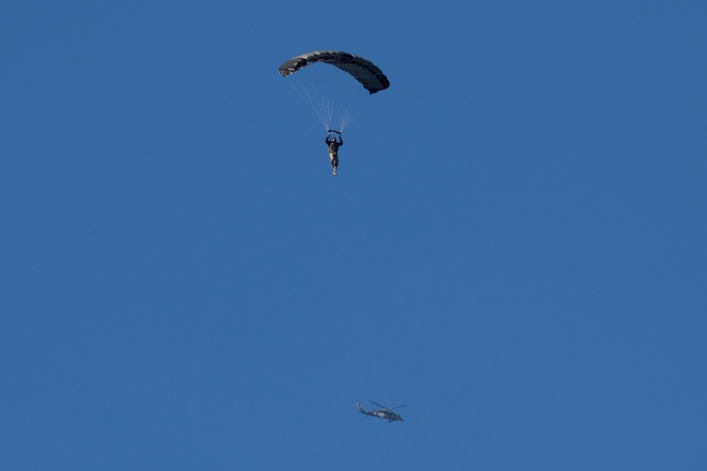 Joint jump training at Yokota