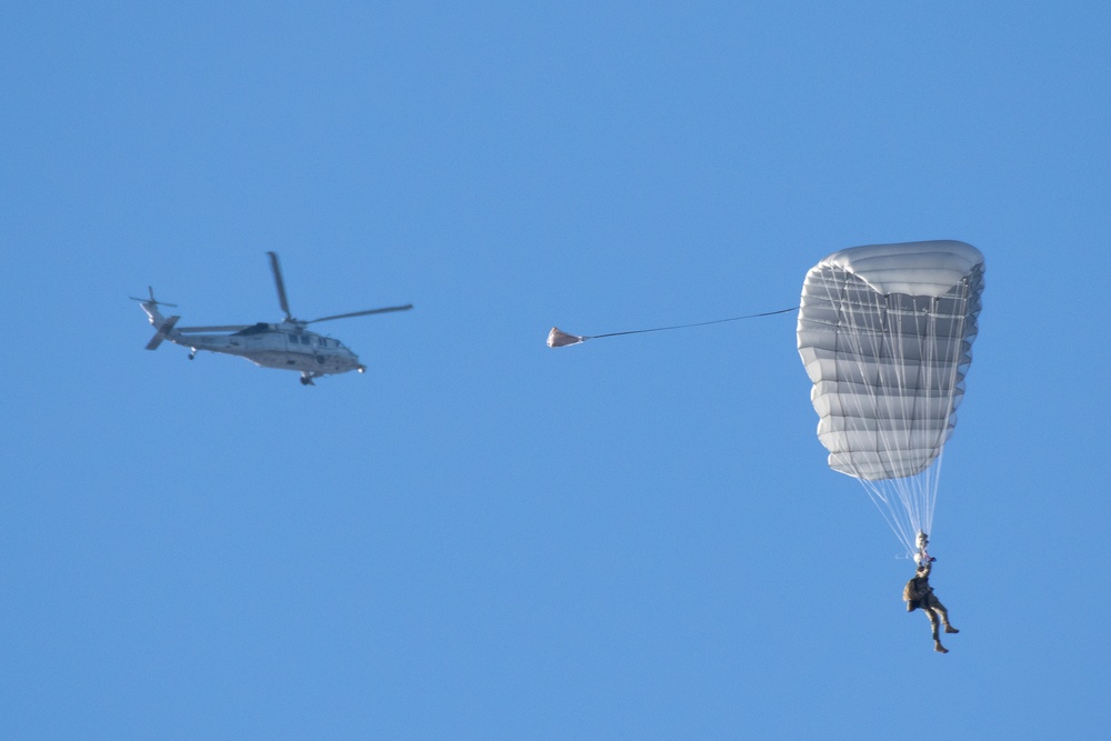 Joint jump training at Yokota