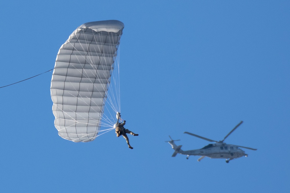 Joint jump training at Yokota