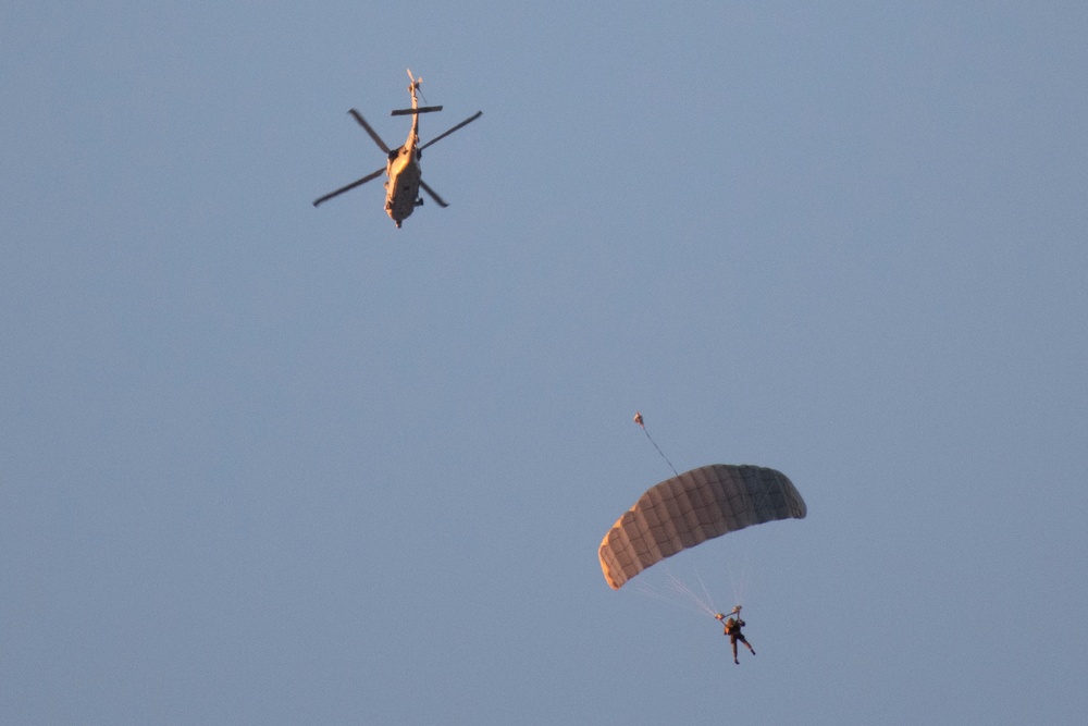 Joint jump training at Yokota