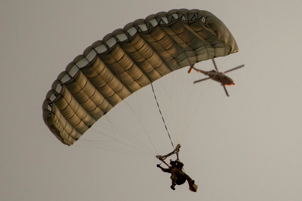 Joint jump training at Yokota