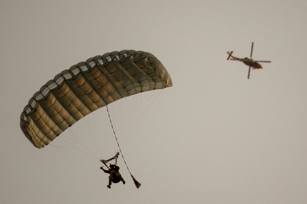 Joint jump training at Yokota
