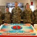 Guard members cut 385th birthday cake