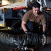 USS Carl Vinson (CVN 70) Sailors Conduct Aircraft Maintenance in Indian Ocean