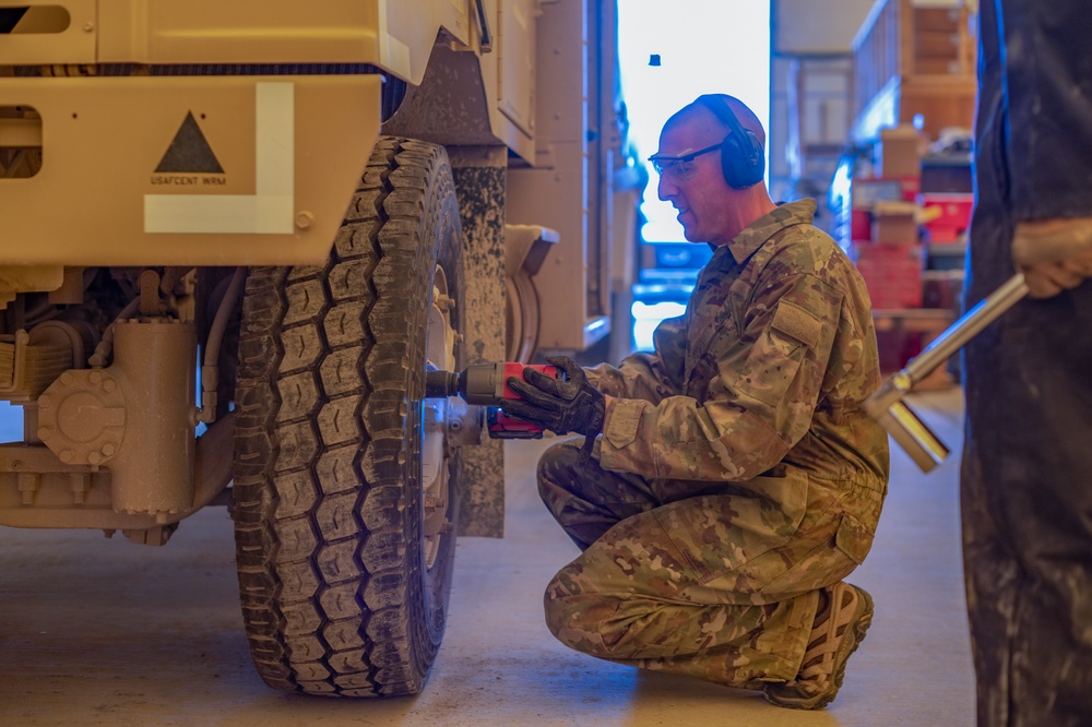 Leadership visits vehicle management