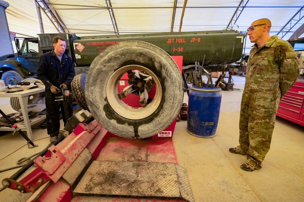 Leadership visits vehicle management