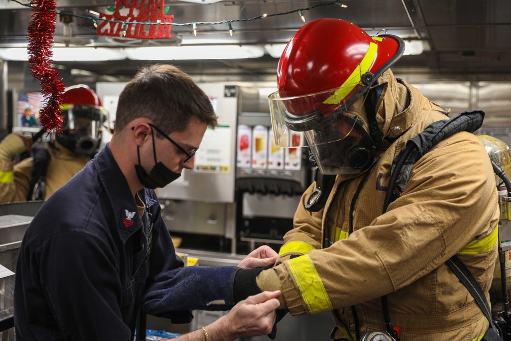 Gravely is operating as part of the Harry S. Truman Carrier Strike Group  in the Atlantic Ocean in support of naval operations to maintain maritime stability and security.