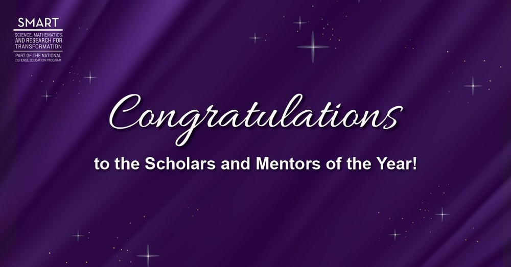 SMART Scholarship-for-Service Program Announces Scholar and Mentor of the Year Awards