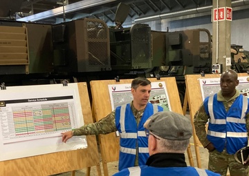 405th AFSB command team conducts maintenance terrain walk at Dülmen APS-2 site