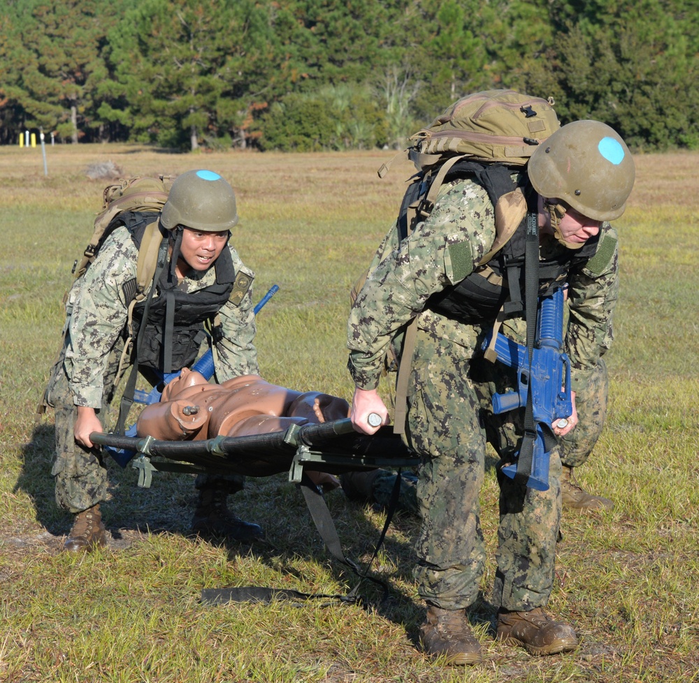 Naval Hospital Jacksonville and Navy Medicine Readiness and Training Command Jacksonville Tactical Combat Casualty Care training