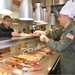 Wing leaders serve lunch to Airmen