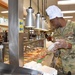 Wing leaders serve lunch to Airmen