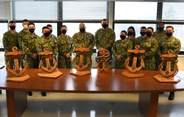 CSADD Great Lakes recieves the 2021 Bob Feller Act of Valor Award