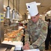 Wing leaders serve lunch to Airmen