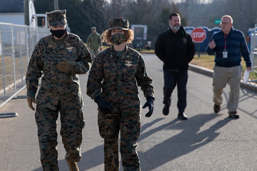 Director and Staff of IGMC visit TF Quantico