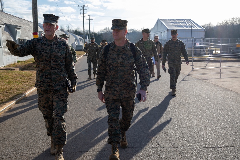 Director and Staff of IGMC visit TF Quantico