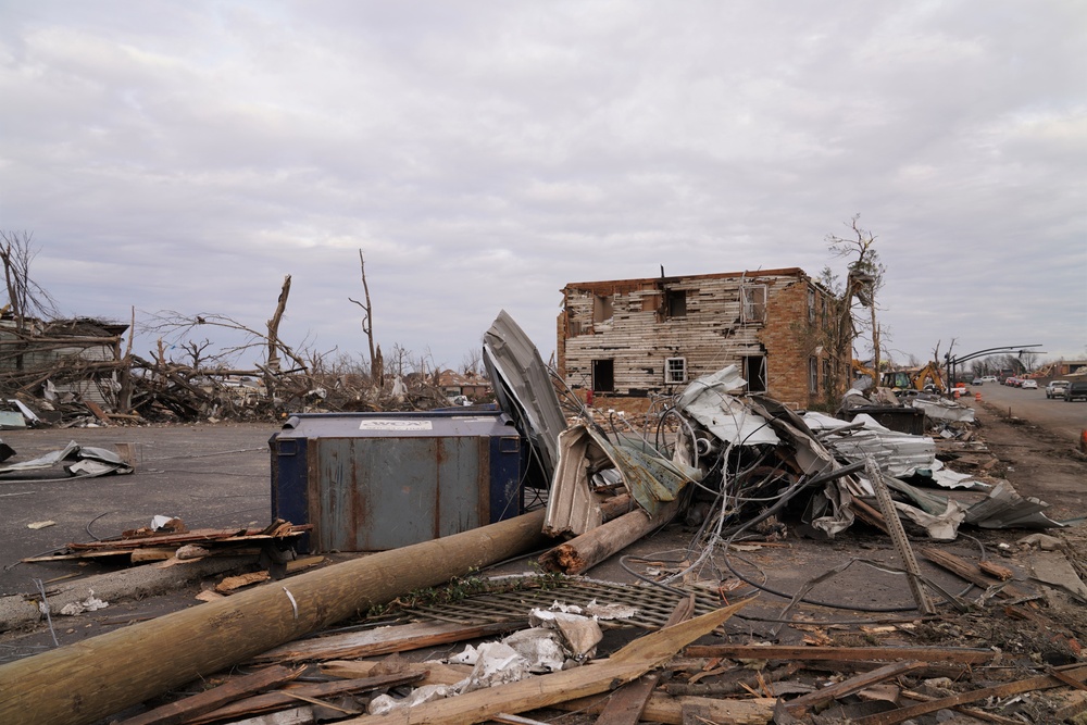 Kentucky locals sift through the destruction left by Midwest Tornado