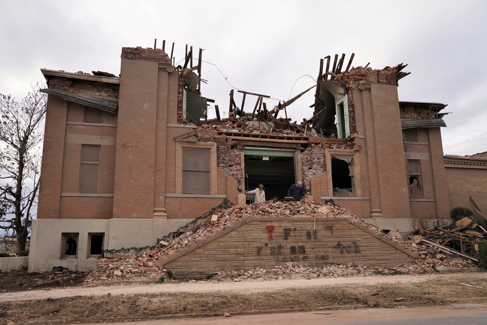 Kentucky locals sift through the destruction left by Midwest Tornado