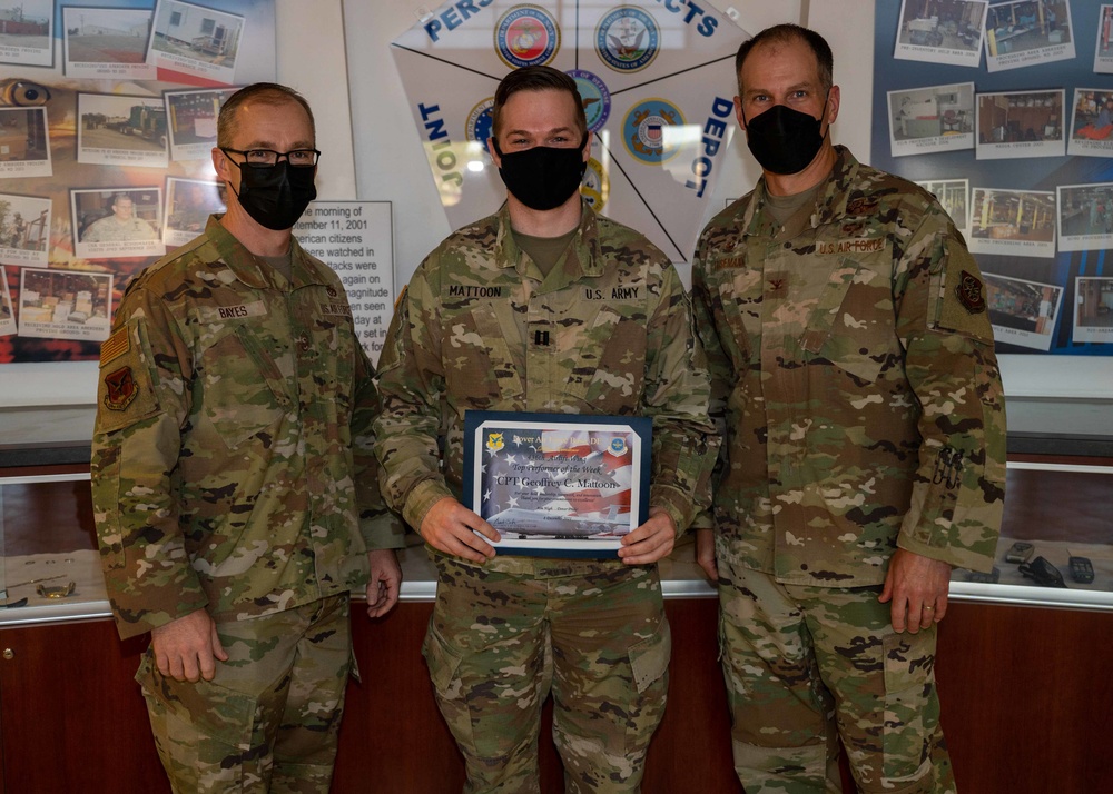 436th Airlift Wing leadership recognizes this week’s Top Performer