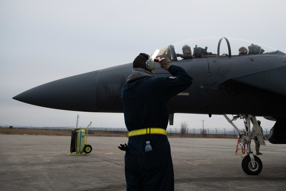 336th Fighter Squadron arrive in Romania for NATO eAP