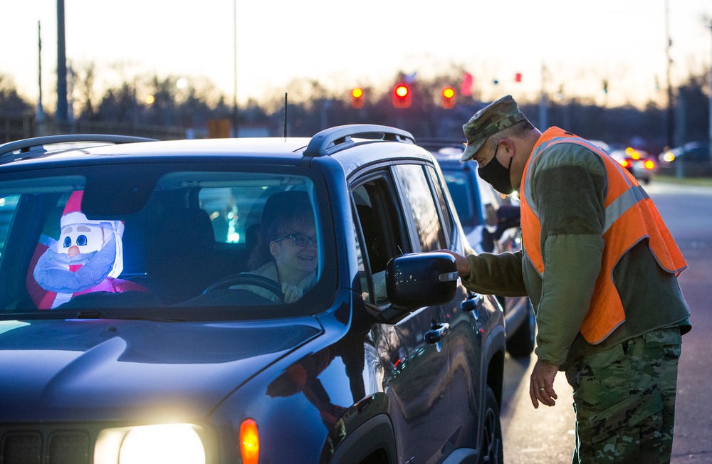 Leadership Checks IDs at Gate
