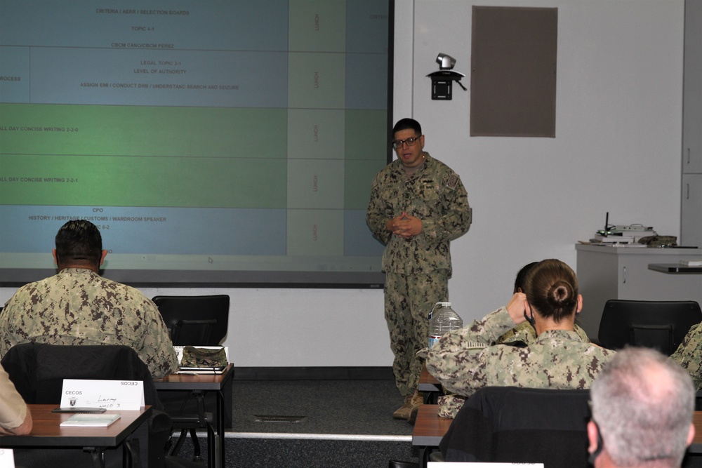 Naval Civil Engineer Corps Officers School Leads Seabee Chief Petty Officer Leadership Course