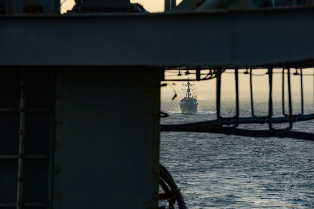 The Harry S. Truman Carrier Strike Group is on a scheduled deployment in the U.S. Sixth Fleet area of operations in support of naval operations to maintain maritime stability and security.