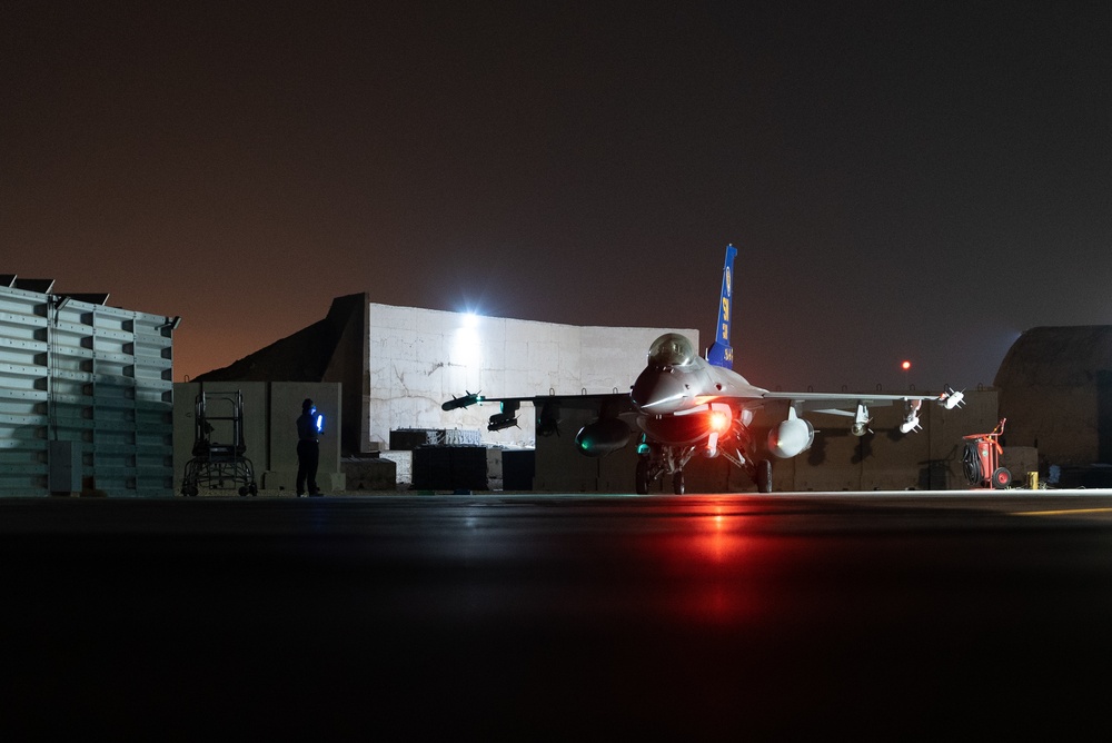 55th Fighter Squadron Conducts Combat Sortie