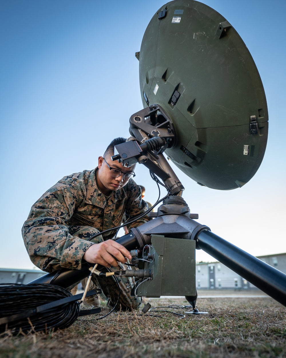 Communication Marines Cross Train with 62nd ESB