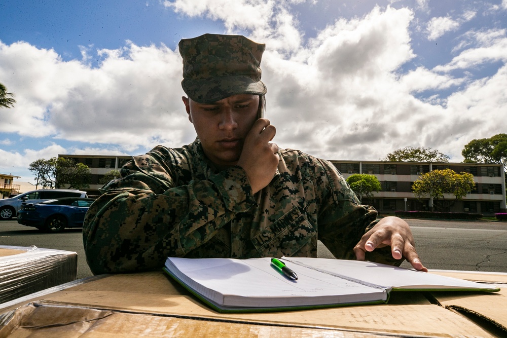 Marines with CLR-3 respond in support of Joint Base Pearl Harbor-Hickam residents