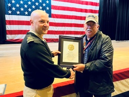 NAVFAC Southeast employee receives 50-year service award