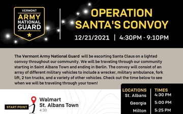 Operation Santa's Convoy December 21 Route