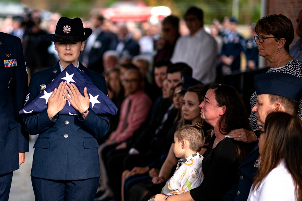 Family, friends hold funeral for 822 BDS Airman