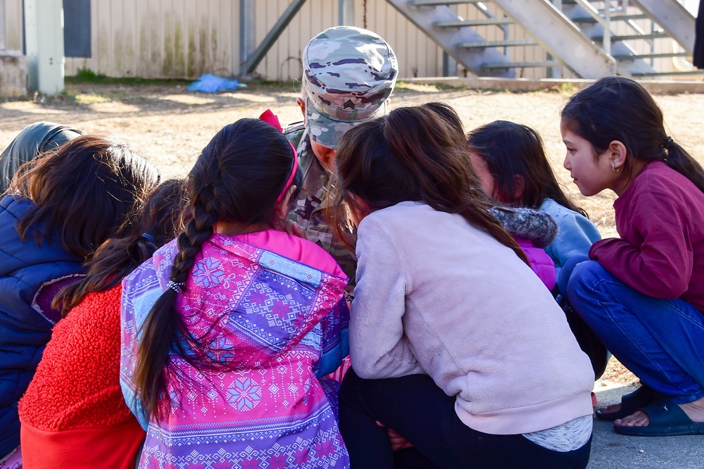 Army Linguist Works with Afghan Evacuees